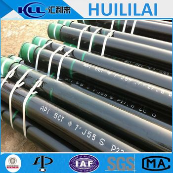 API 5CT oil casing pipe K55 J55 N80 L80 P110 API steel pipe