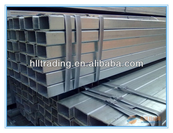 80g zinc coated pre galvanized square steel pipe