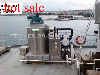 8T a day Salt water flake ice machine evaporator