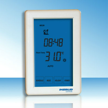vertical touch screen programmable thermostat
