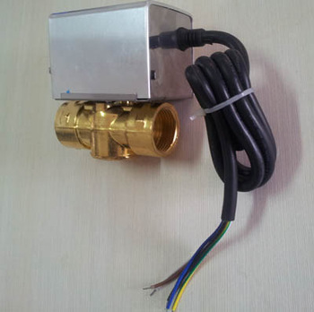 2 way brass material zone valve for hot water