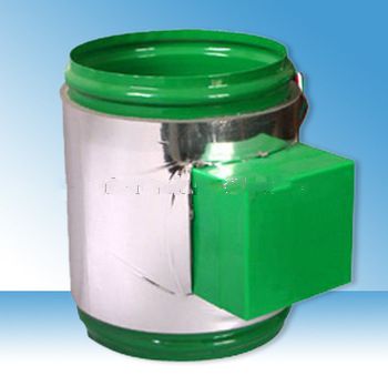 Hvac electric damper for ventilaiton system
