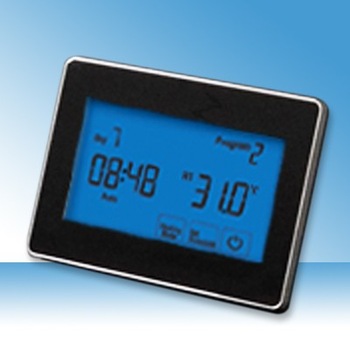 Black <font color='red'>housing</font> Programmable Digital <font color='red'>touch</font> <font color='red'>screen</font> <font color='red'>Thermostat</font>