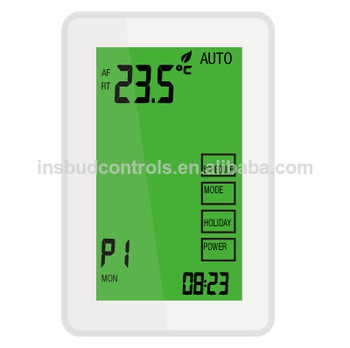 <font color='red'>Touch</font> <font color='red'>Screen</font> Programmable Electrical infloor heating <font color='red'>thermostat</font> <font color='red'>Controls</font>