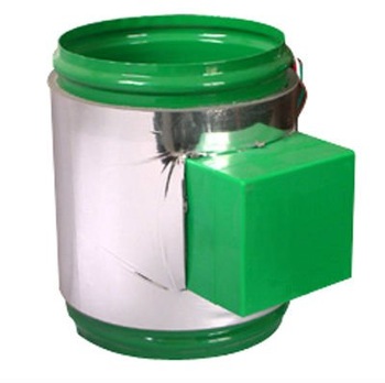 Motorized Round Air Damper with electric actuator for HVAC system