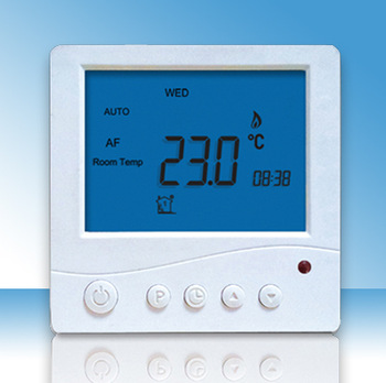 Remote control room thermostat with 6 events programing set