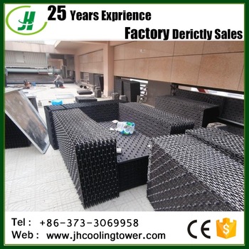 Counter-flow cooling tower fill types, cooling tower fill media,pvc sheet plastic