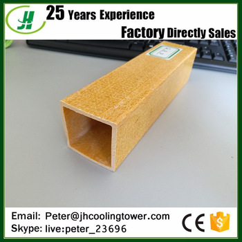 Factory price FRP fiber glass pultruded round and rectangular tube profile from China