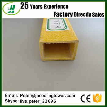 Fiberglass Rectangular Hollow FRP Tube by Pultrusion Process