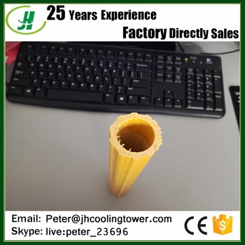 Yellow Fiberglass FRP Rectangular Hollow Section Tube
