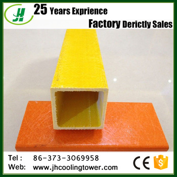 Pultruded FRP Square Tube made in henan with hot sale