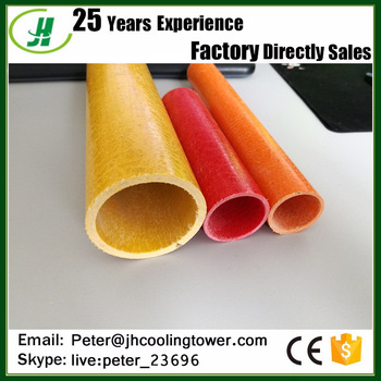 Heat Resistant FRP Tubes Fiberglass Round GRP Pipe