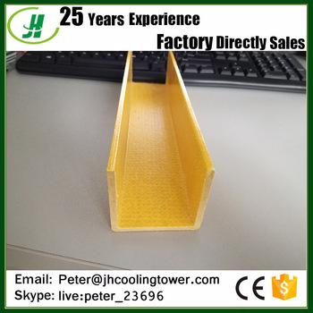 Pultrusion profile FRP GRP fiberglass channel