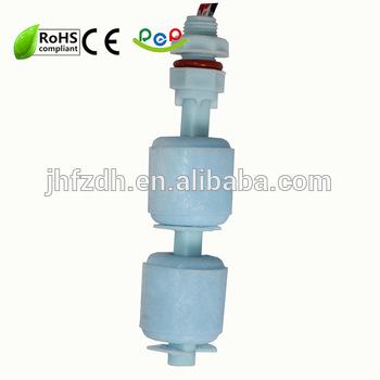 vertical plastic magnetic float level switches 2 levels