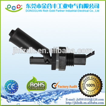 sensor technology water pump float switch with black cable