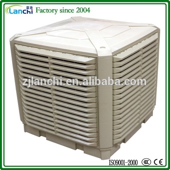 LANCHI 50000m3/h large airflow honeycomb air cooler,roof mounted evaporative air cooler ,electric water air cooler