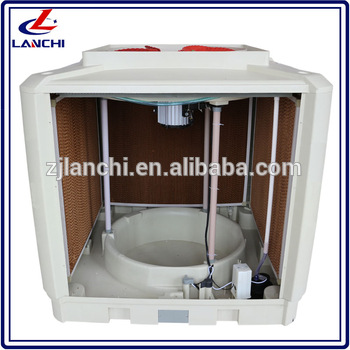 LANCHI 30000m3/h large airflow breeze air cooler ,wall mounted evaporative air cooler ,air cooler machine