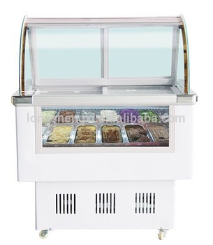 Hot sale gelato display case / Ice cream display freezer