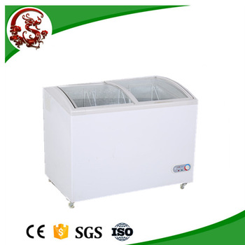 Store used gelato display island refrigerator