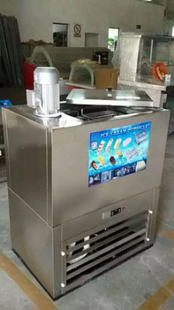 304 stainless steel two molds popsicle machine/ ice lolly machine for sale