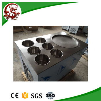 Single pan thai Yogurt Frying Machine