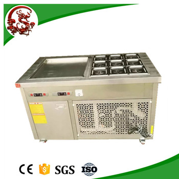 Single pan thai fired ice cream machine