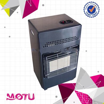 NG camping gas heater with piezo-electric ignition