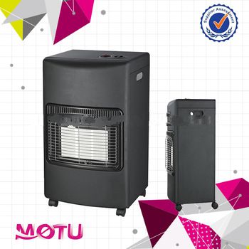 Ceramic tile camping gas heater with high efficiency