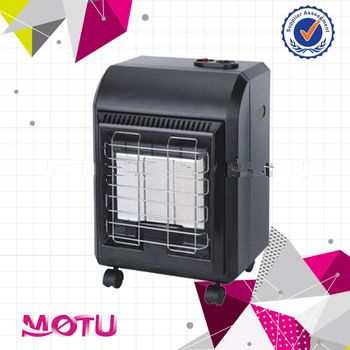 Timer camping gas room heater with castors