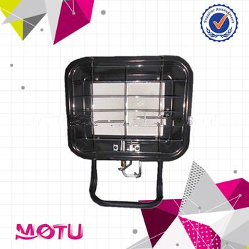 Catalytic indoor gas room heater with lighter ignition