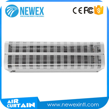 Water Heating Series Hot Cross Flow Air Curtain By Fan Coil Design