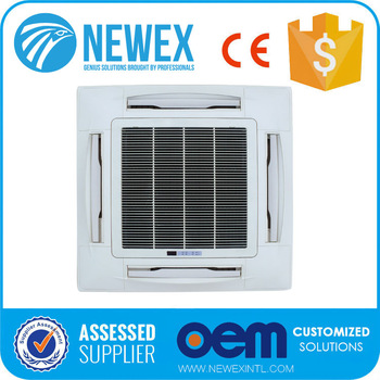 4-way 2/4 Tube Ceiling Mounted Cassette Type Air Conditioner, Chilled Water Cassette Fan Coil Unit Ceiling Mounted/Exposed