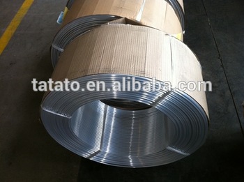 Aluminum tubing in coil widely used in refeigerator parts