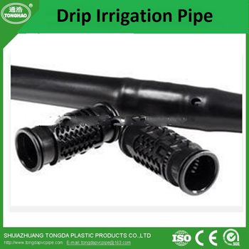 Farm Drip Irrigation Pipe with round drip emitter inside