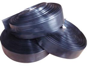 black plastic water pipe roll