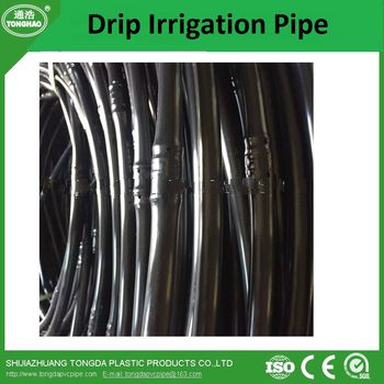PE plastic 16mm irrigation drip pipe