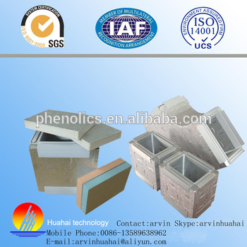 foam foil insulation PIR panel coating alu foil PU foam air duct sheet