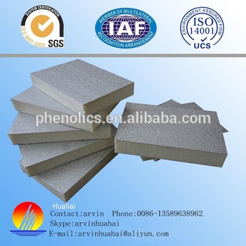 Extruded polyurethane air duct sheet PIR heat insulation board