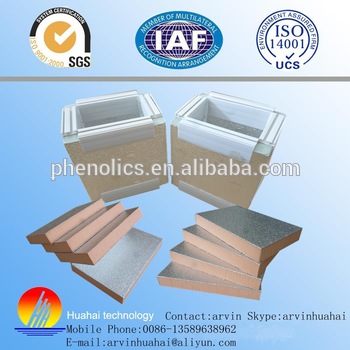 Phenolic Foam Pre insulated Air Duct Panel with Alu Foil and GI Sheet bread processing