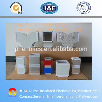 Phenolic PU fireproof ventilation air duct