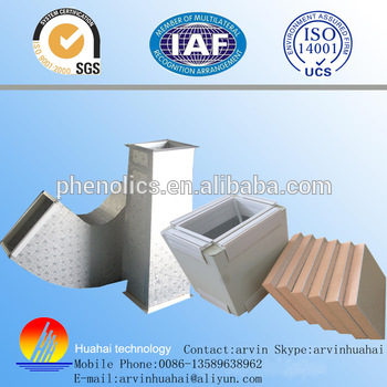 25mm Thick <font color='red'>Pre</font> <font color='red'>insulated</font> <font color='red'>Phenolic</font> <font color='red'>Foam</font> <font color='red'>Air</font> Duct <font color='red'>Panel</font> for <font color='red'>Ducting</font> <font color='red'>System</font> Insulation