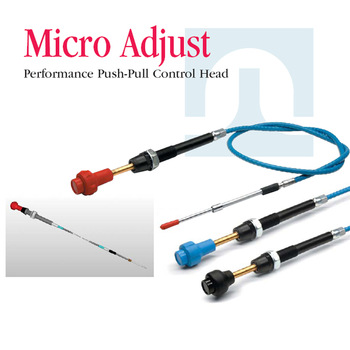 Micro Adjust Performance Push Pull Control Head For Cranes Drilling Machine Fire Truck