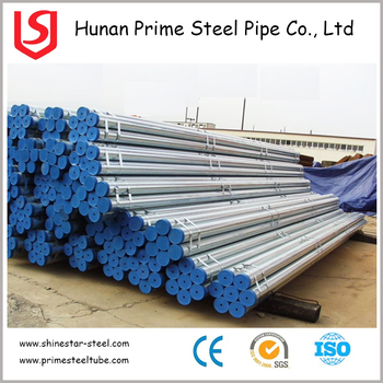 high quality steel pipe ASTM Q195 Q235 galvanized pipe for building materials