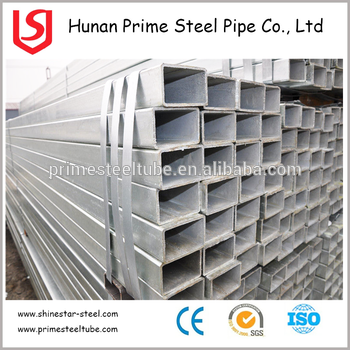 Zinc coated galvanized square steel pipe with good price manufacture tube8 japanese