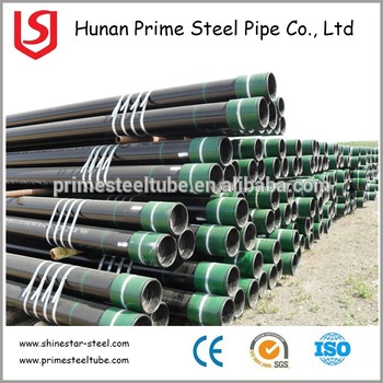 API tube N80 P110 seamless SCH 40 pipe casing and tubing oil and gas carbon steel pipe
