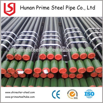 ali export from china 40 carbon erw steel pipe with api 5ct h40 J55 K55 ISO 13680 x52 carbon steel casing for oil well pipe