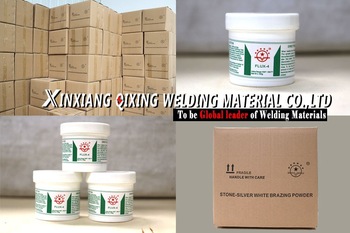 Silver welding flux salt bath brazing in engineering mechanics