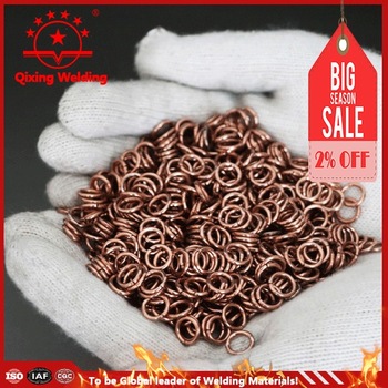 5% silver brazing rings for welding cooling equipment evaporators and condensers