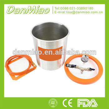 1 gallon flat vacuum degassing chamber