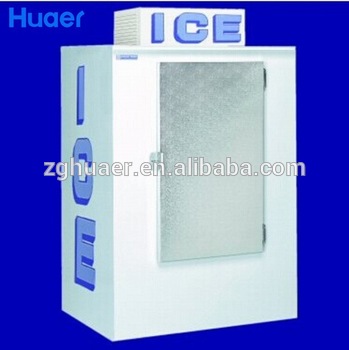 Huaer ice storage bin Indoor/outdoor bagged Ice Storage Bin/Ice Merchandiser , ice shop equipment